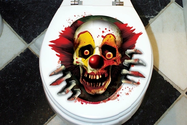 halloween toilet prank
